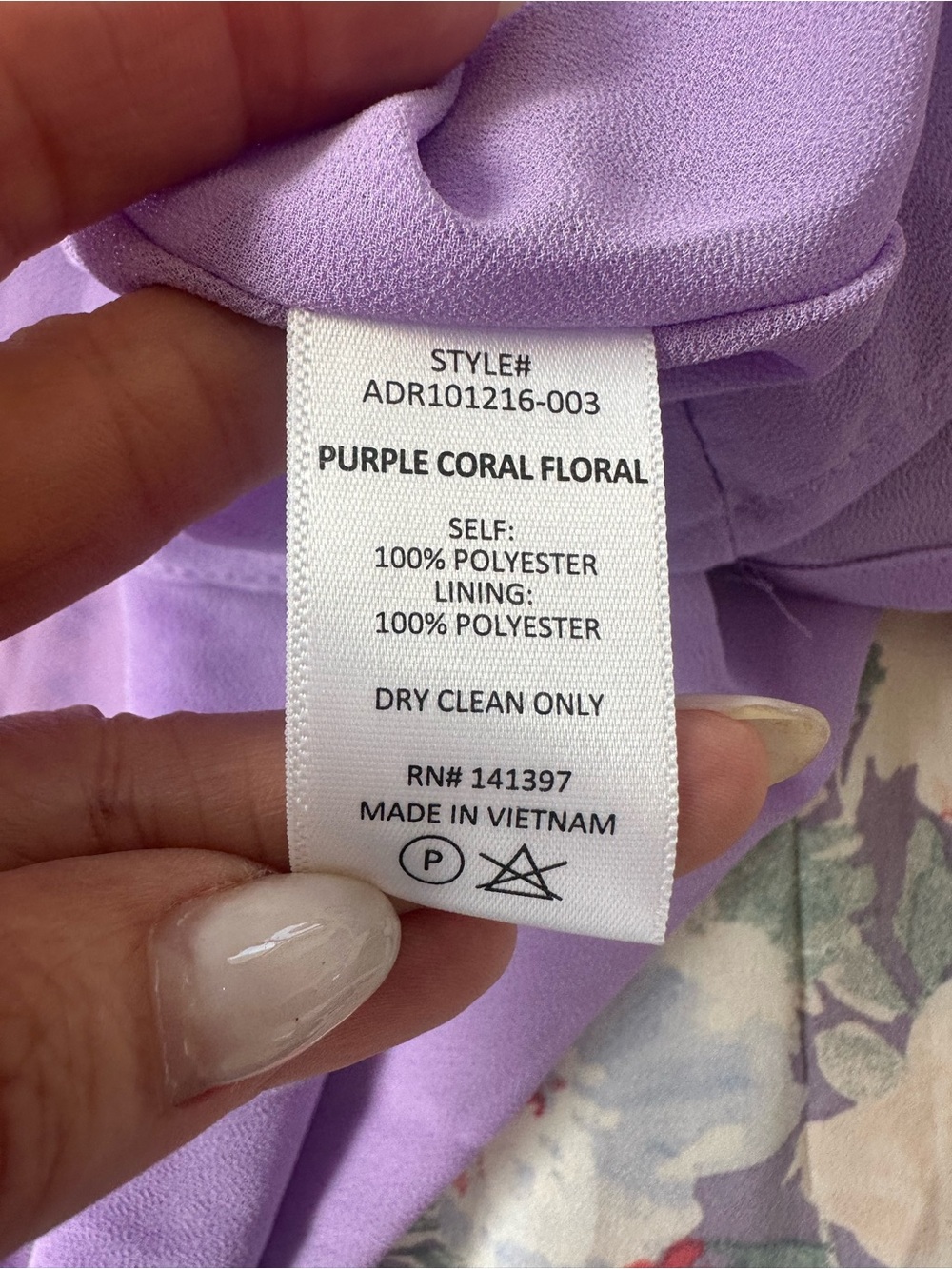 NWT Astr Puff Sleeve Smocked Floral Print Dress - Picture 11 of 11